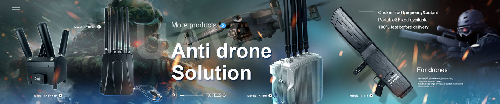 Interruptor de señal de drones