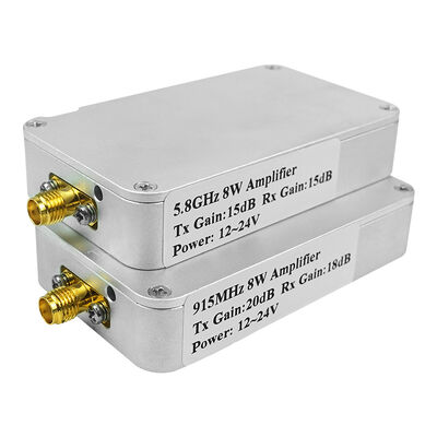 RX con TX WIFI 2,4 ghz 10W 12V bidireccional fpv drone extensor de señal rf amplificador de potencia