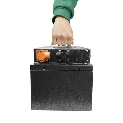 Inspección Nacional de Calidad AC DC 24V 120A batería de litio externa portátil Larga duración de la batería