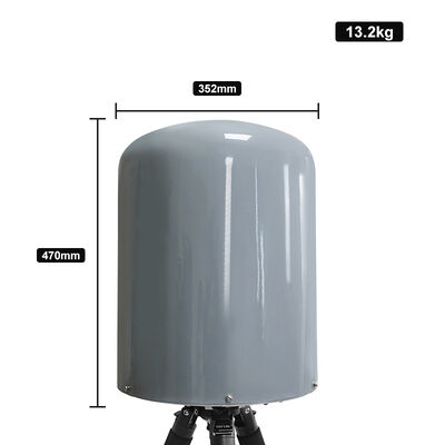 Detector de drones 5 km Radio de detección 700-6300 MHz Banda ancha 360° Omni-direccional para alerta temprana de UAV
