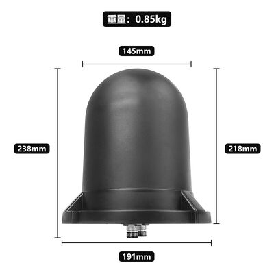 Antena omnidireccional impermeable para exteriores de frecuencia personalizada 433MHz 900MHz 1.2GHz 1.5GHz 2.4GHz 5.2GHz 5.8GHz para comunicación RF de vehículos y drones