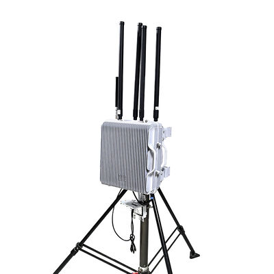 360° 10KM en un solo sistema de equipo grande para exteriores con detector y bloqueador de drones