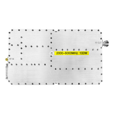 Banda ancha 2000-6000MHz 100W GPS Drone FPV bloque de señal de UAV amplificador de potencia RF