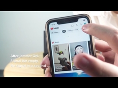 Function demonstration For Handheld 12 antennas signal jammer