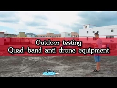 4 canales 360° alcance completo 1,5 km RF forma de la casa de la manija magnética FPV jammer para el montaje del coche