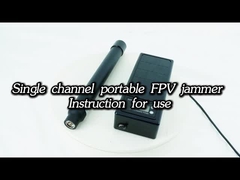 1 km 700-1020 MHz de frecuencia de banda única FPV portátil de mano para la protección de la seguridad aérea