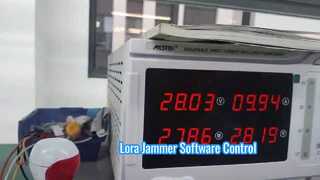 Módulo bloqueador digital lora de señal de drone controlado por software